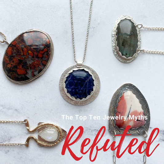 image of gemstone set necklaces for sale by Aprilierre
