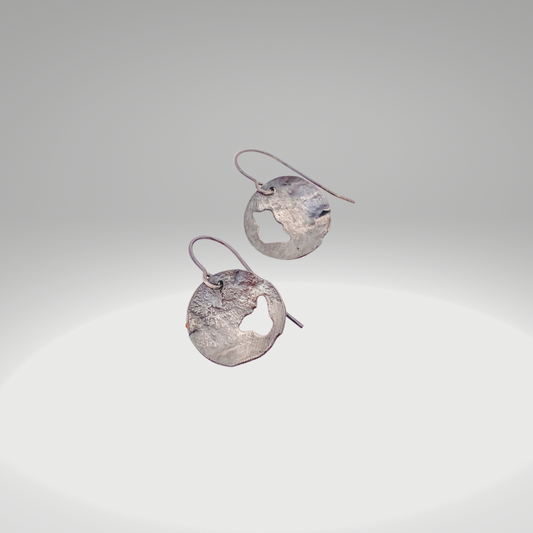 Sterling Silver Oxidized Earring Drops - Aprilierre