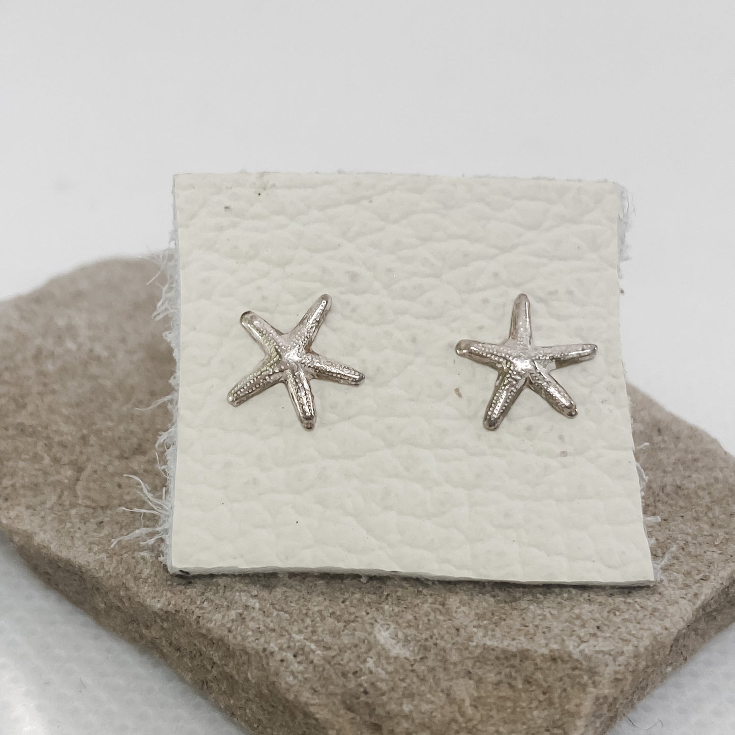 Sterling Silver Tiny Starfish Earring Studs - Aprilierre
