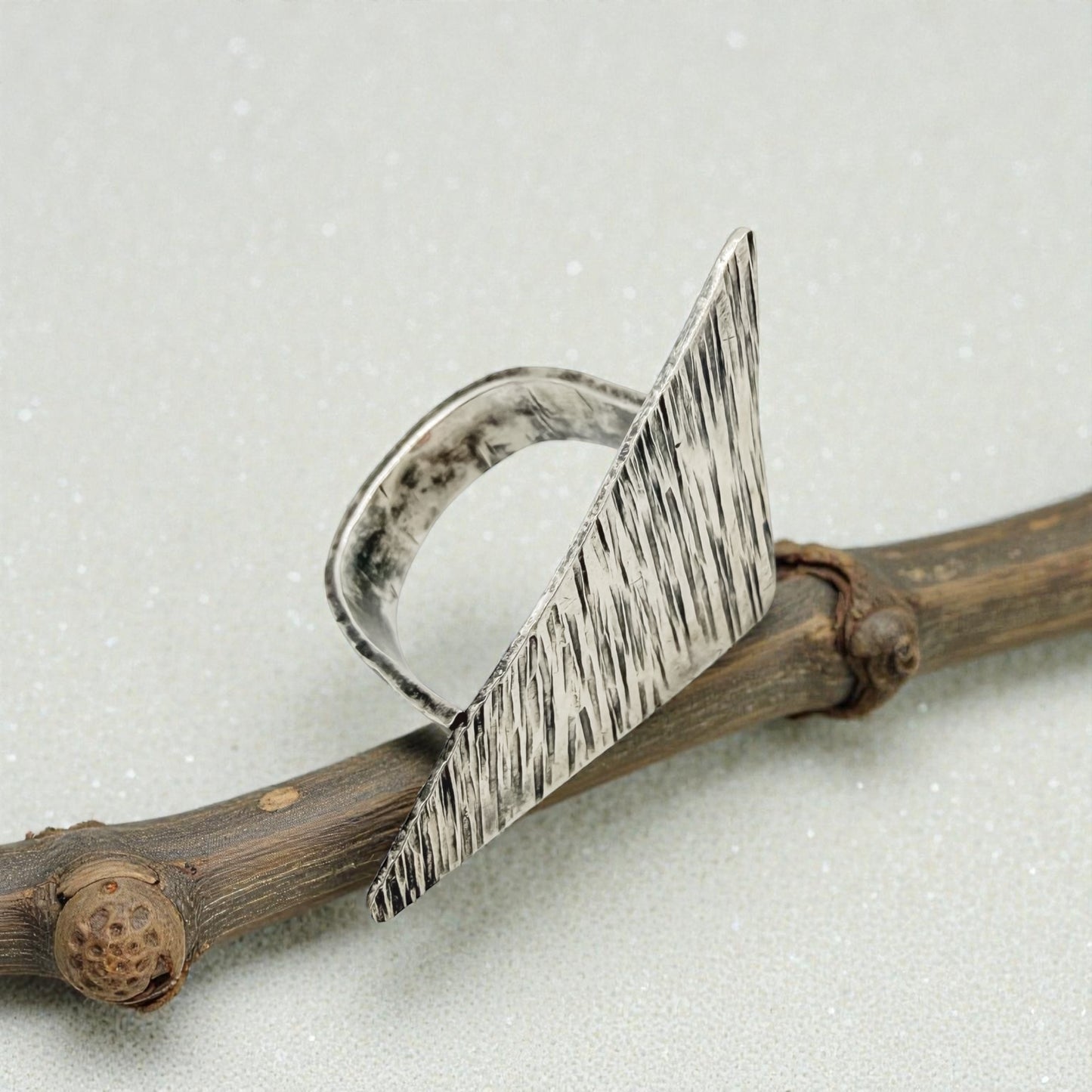 Summit Ring-Oxidized Sterling Silver Size 7