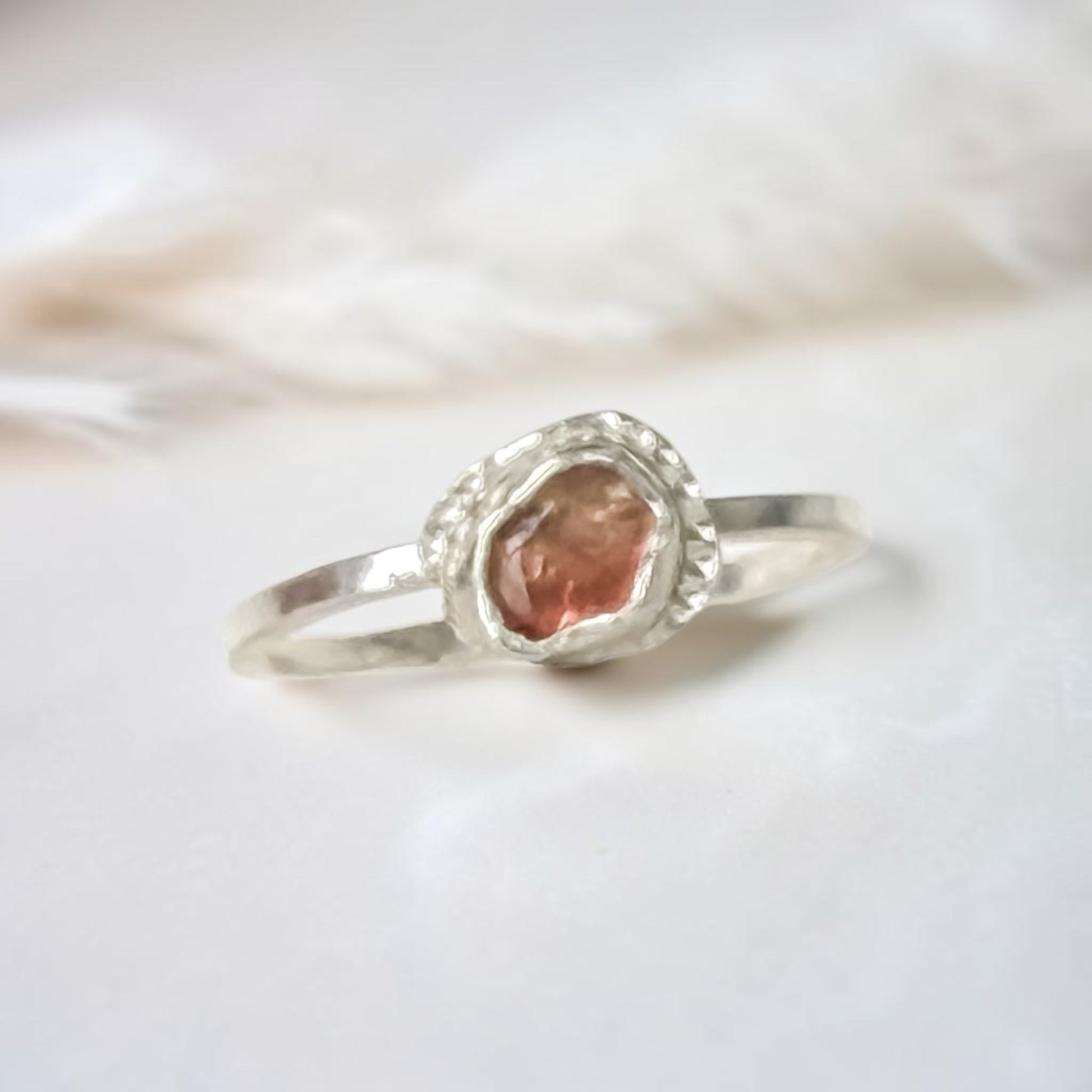 Summertime Sunset-Sterling Silver Ring Size 7 - Aprilierre