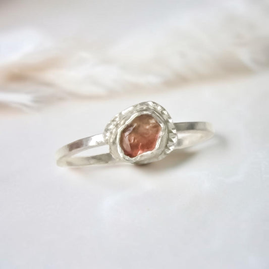 Summertime Sunset-Sterling Silver Ring Size 7 - Aprilierre