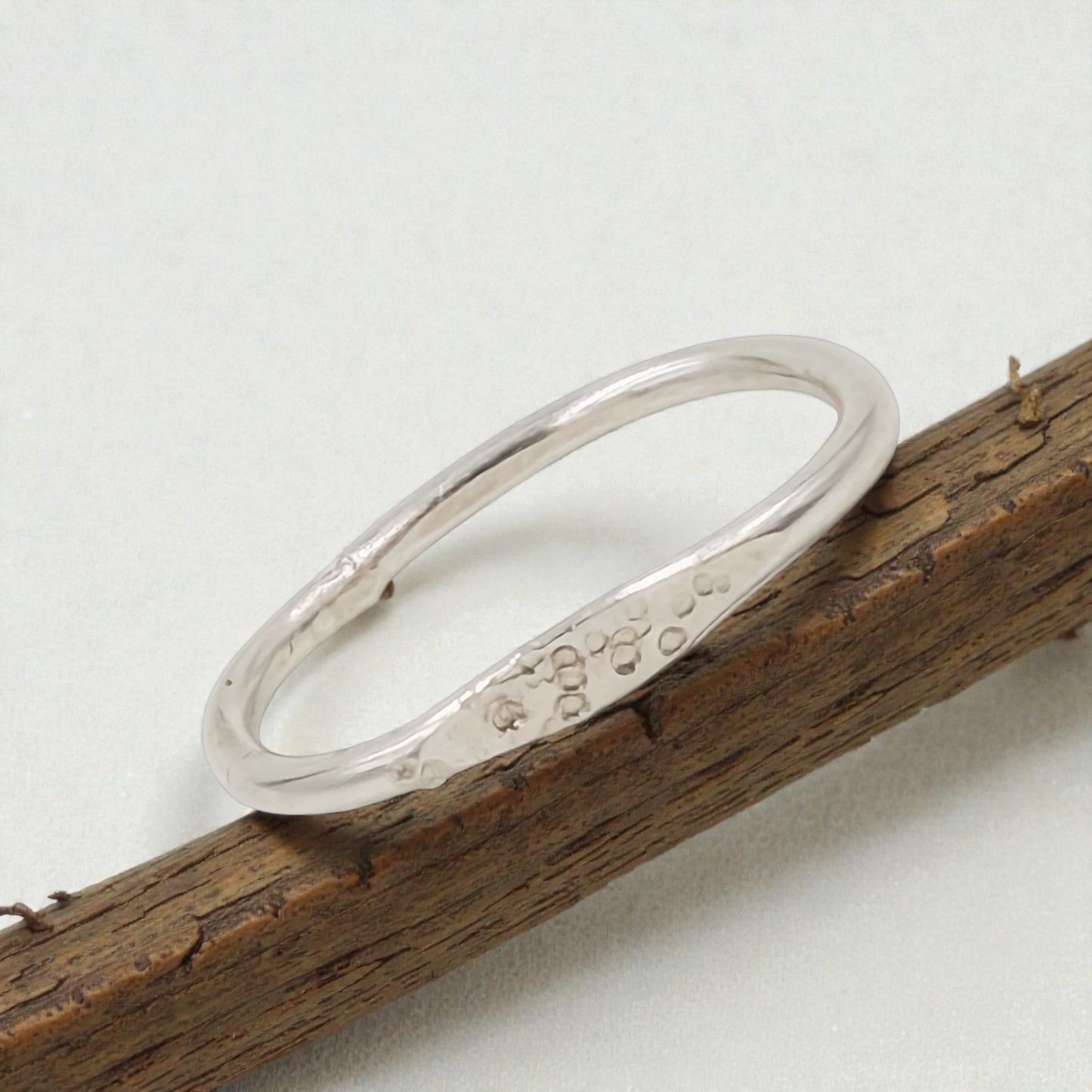 Tidepool Stacking Rings -Sterling Silver Stacking Set of 3