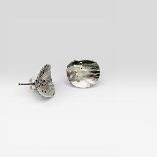 Seeding Light-Sterling Silver Statement Studs