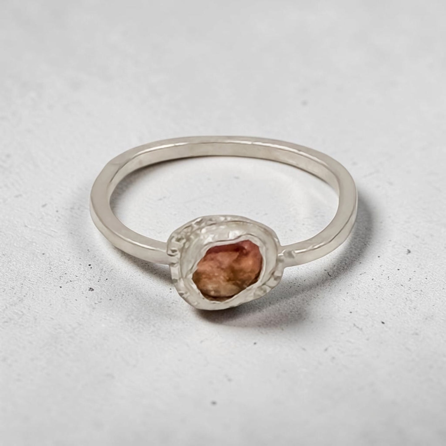 Summertime Sunset-Sterling Silver Ring Size 7 - Aprilierre