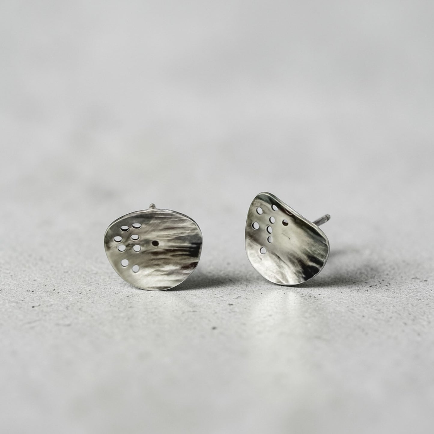 Seeding Light-Sterling Silver Statement Studs - Aprilierre