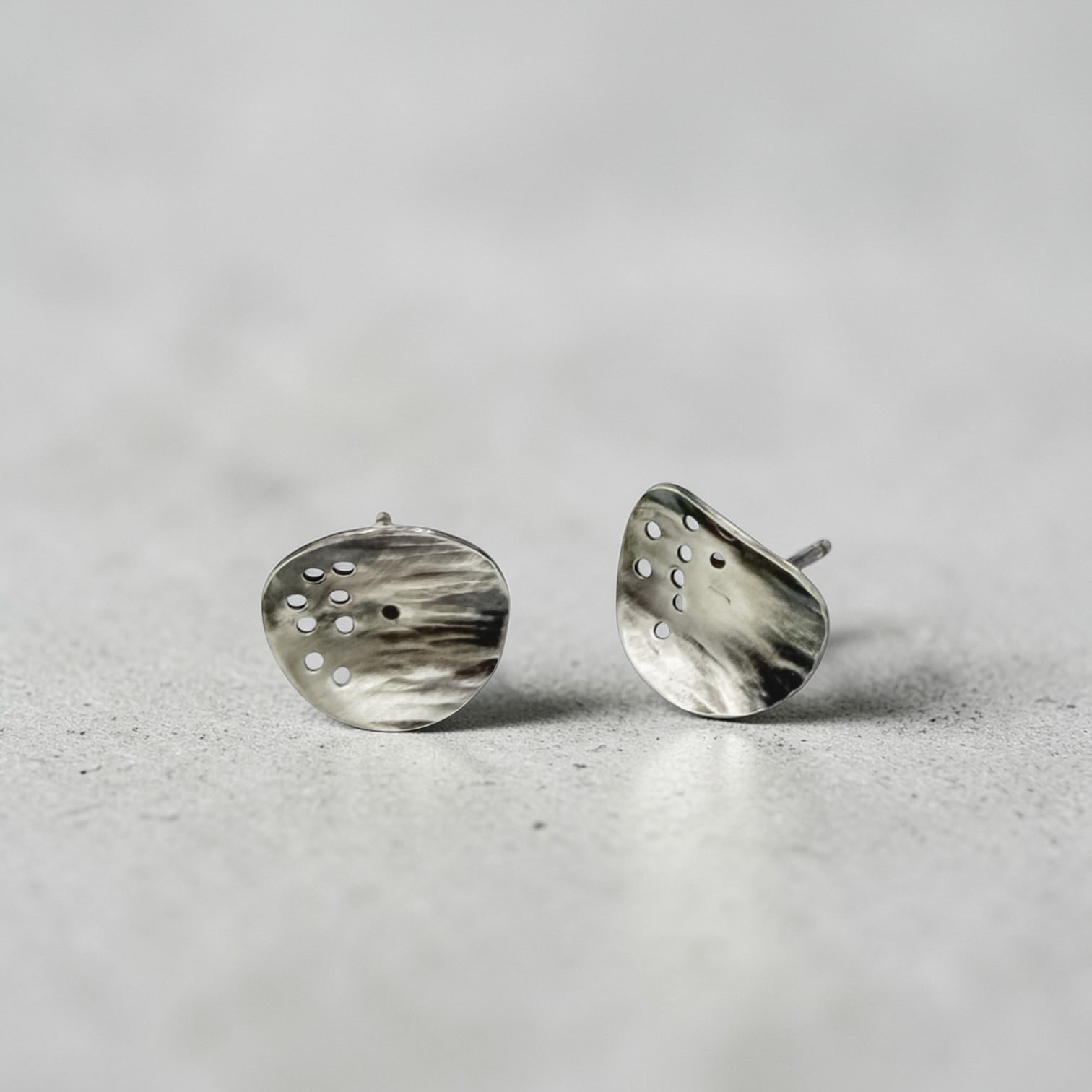 Seeding Light-Sterling Silver Statement Studs - Aprilierre