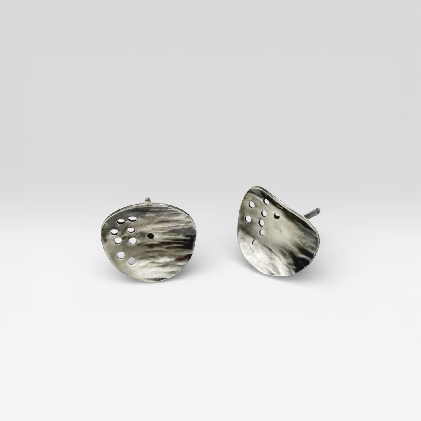 Seeding Light-Sterling Silver Statement Studs