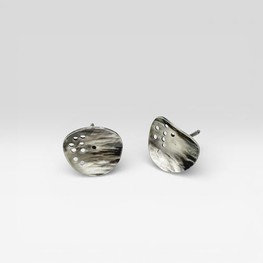 Seeding Light-Sterling Silver Statement Studs