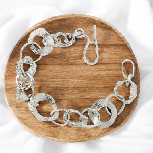 Reclaim – Handmade Sterling Silver Link Bracelet