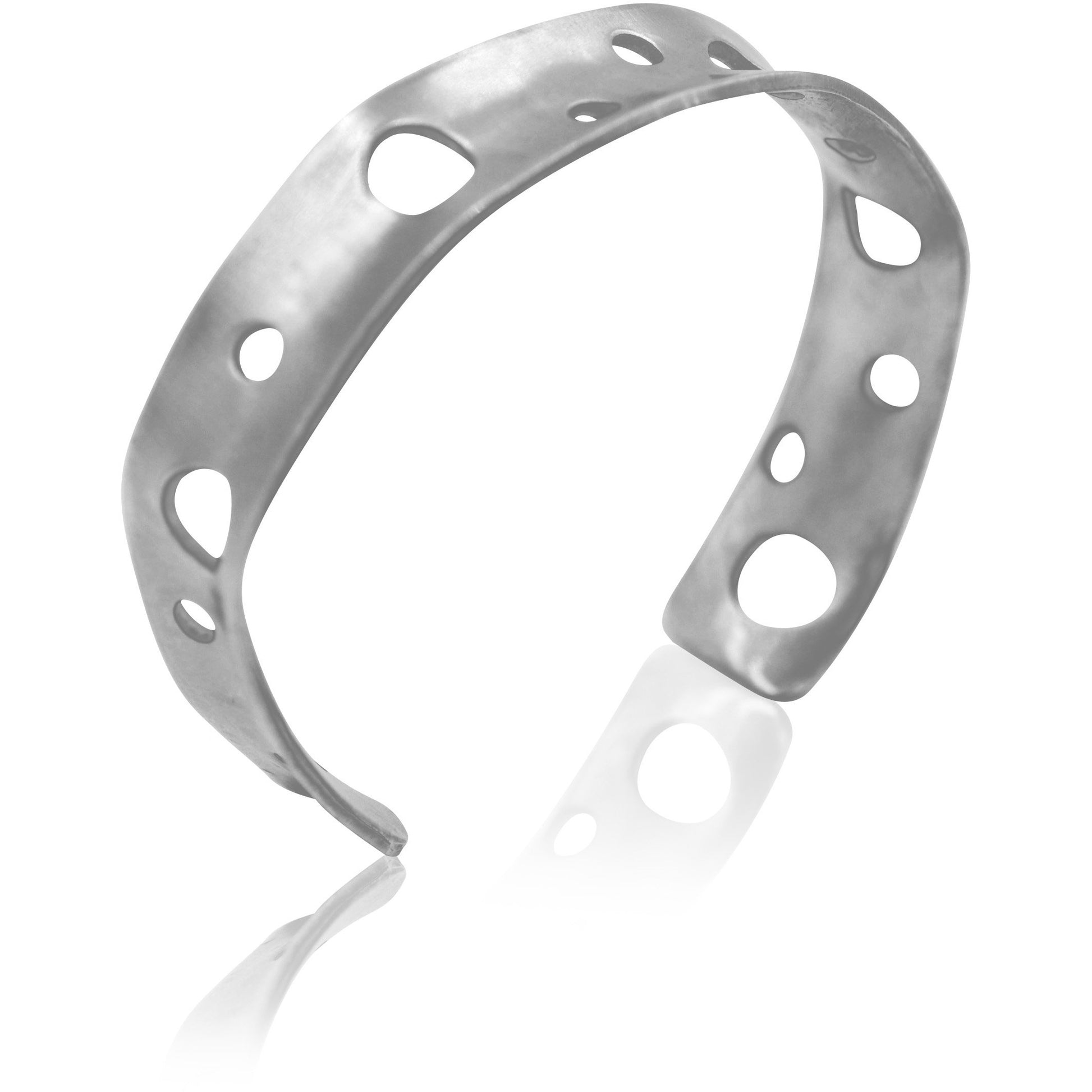Zero Collection- Sterling Silver Cuff Bracelet 1/2 inch wide - Aprilierre